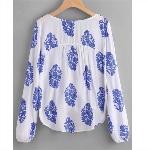 IN STOCK BOHO  Blouse - Picture 3 of 3